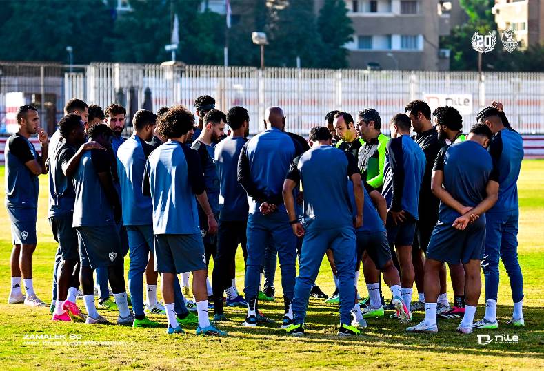 قياسات أوزان للاعبي الزمالك قبل مران الغد